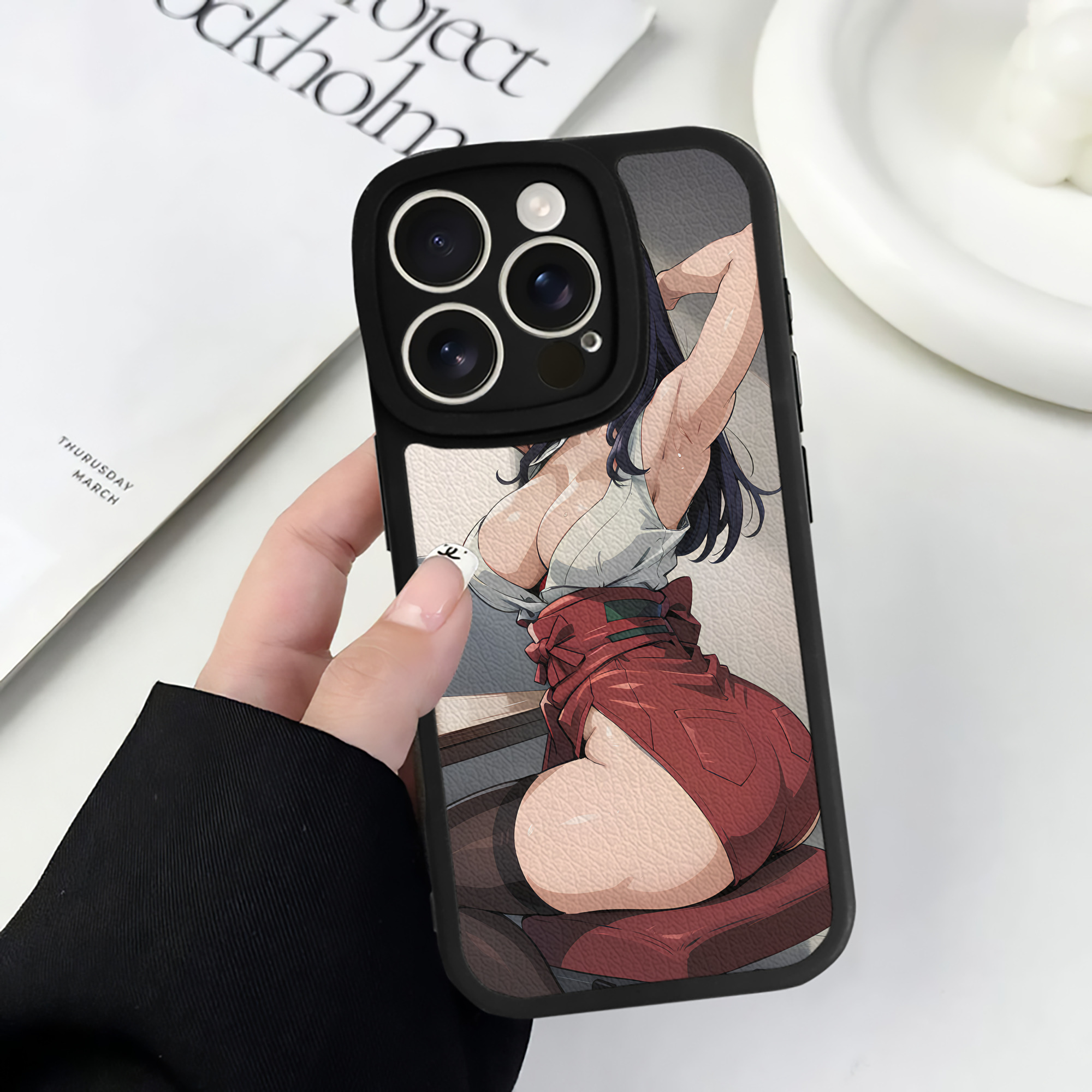 （画像用） EVA 新世紀エヴァンゲリオン 【iPhone 16シリーズ対応】シリコンスマホケース（レザー調） 材質：シリコン